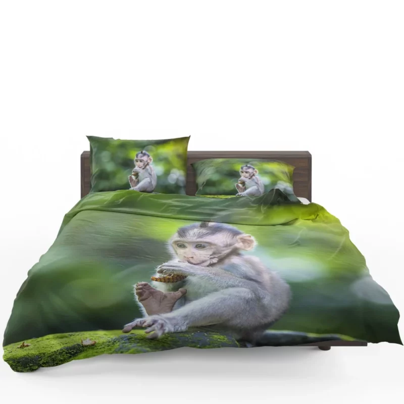 Playful Monkey Bokeh Frolic Bedding Set