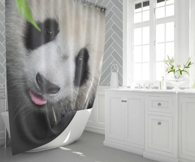 Playful Panda Nature Delight Shower Curtain 1