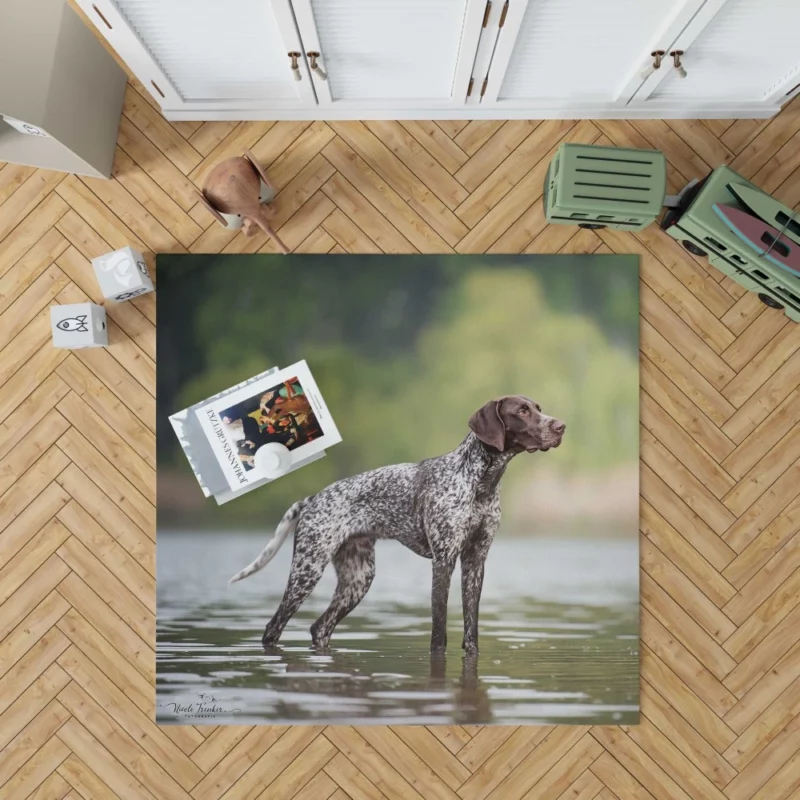 Pointer Snag Alert Canine Persona Rug