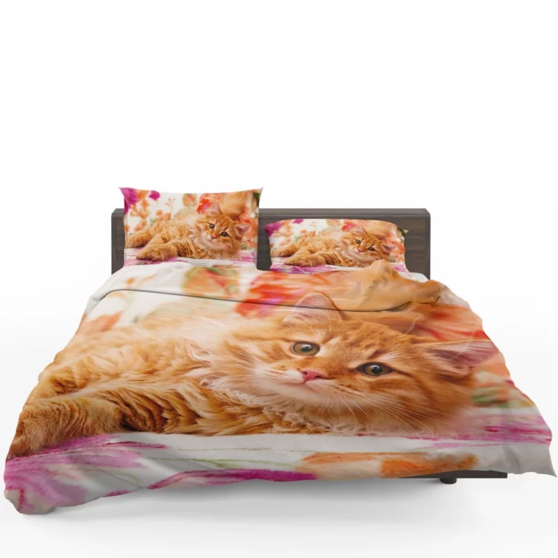 Pomeranian Pink Splendor Playful Charm Bedding Set