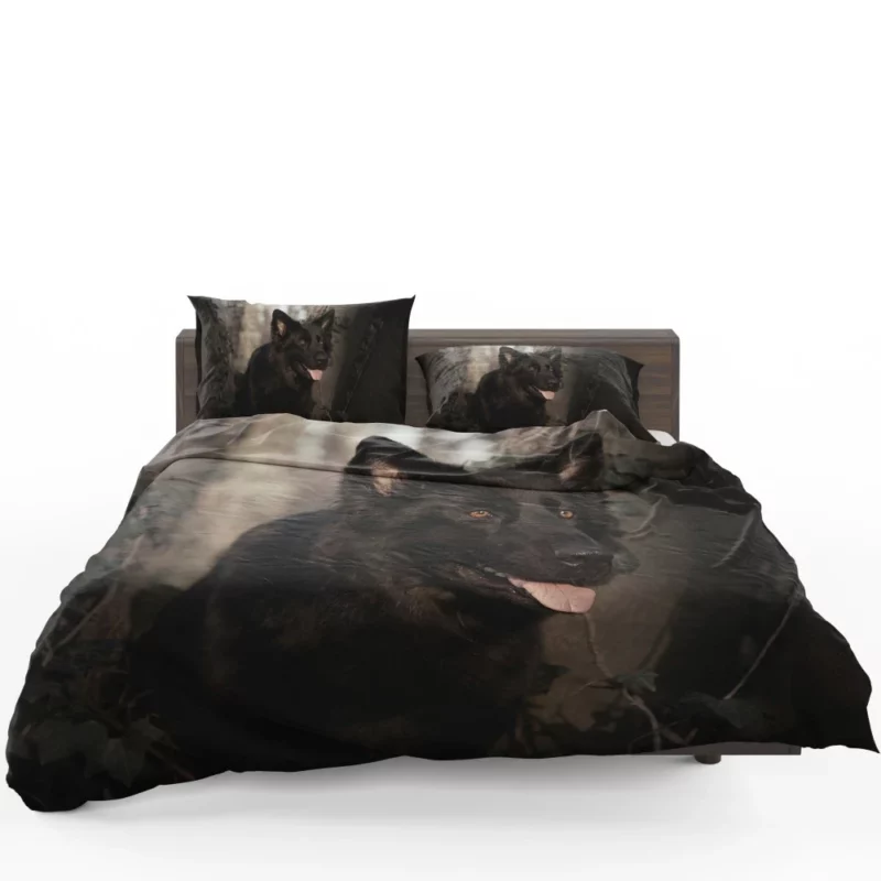 Powerful Aura German Shepherd Bedding Set