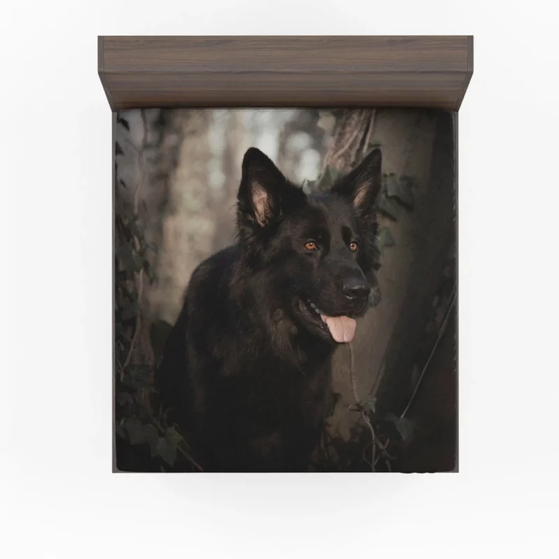 Powerful Aura German Shepherd Fitted Sheet 1