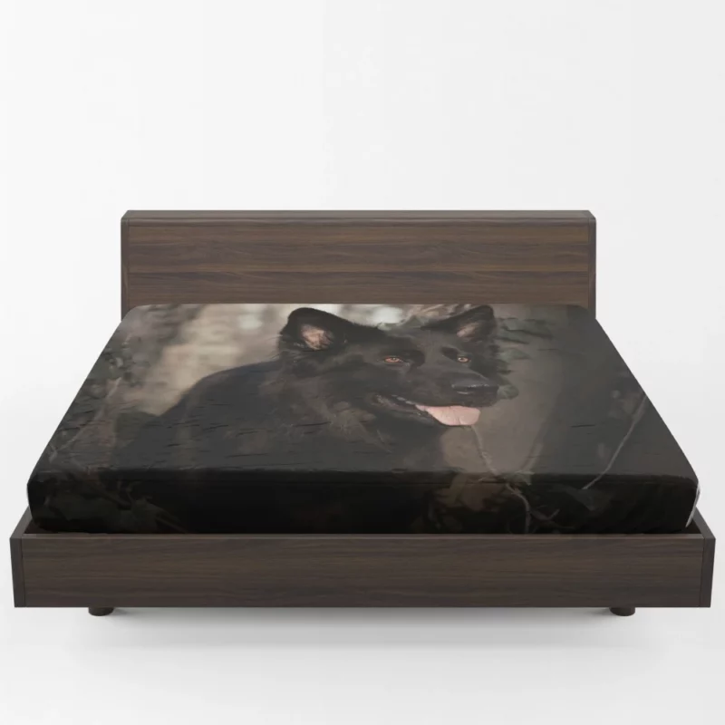 Powerful Aura German Shepherd Fitted Sheet