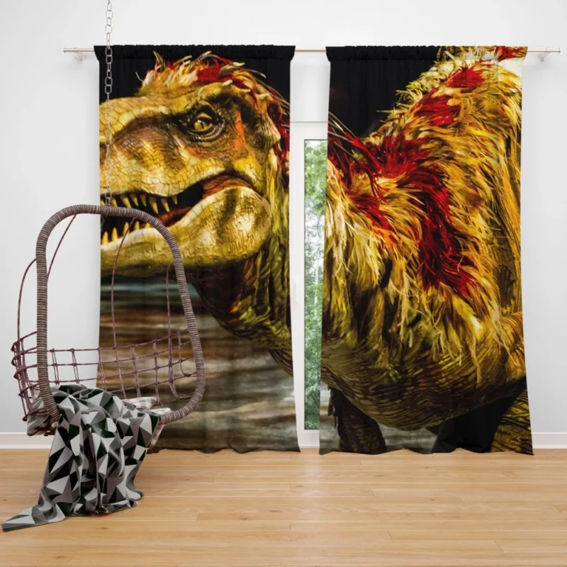 Prehistoric Enigma Dinosaur Tale Curtain