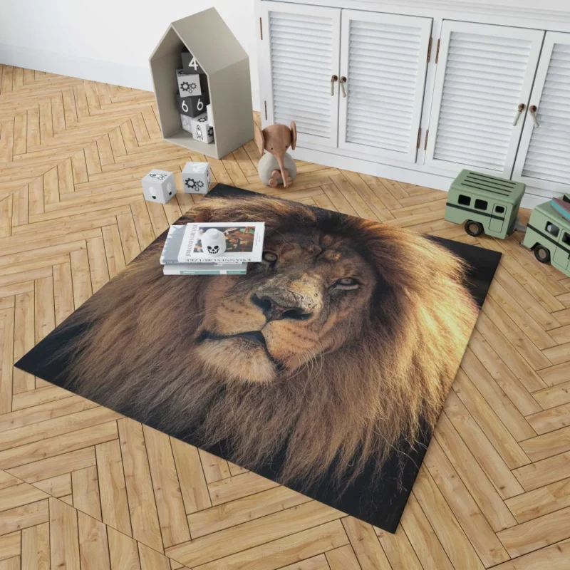 Proud Lion Roar Rug 1