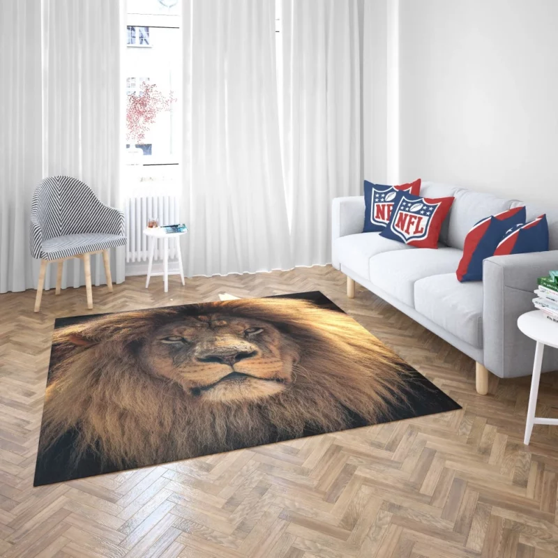 Proud Lion Roar Rug 2