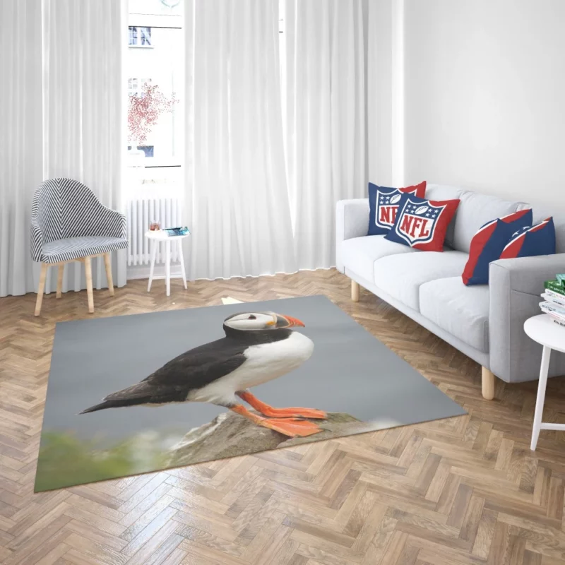 Puffin Icelandic Encounter Coastal Watcher Rug 2