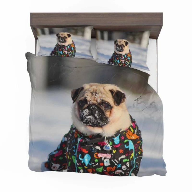 Pug Playful Antics Bedding Set 1