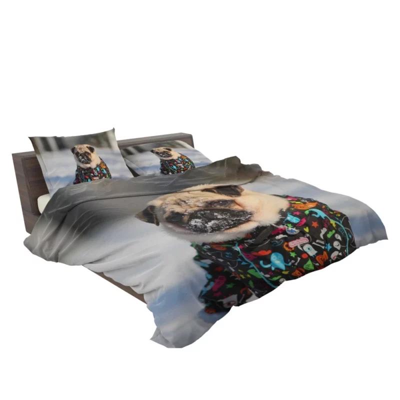 Pug Playful Antics Bedding Set 2