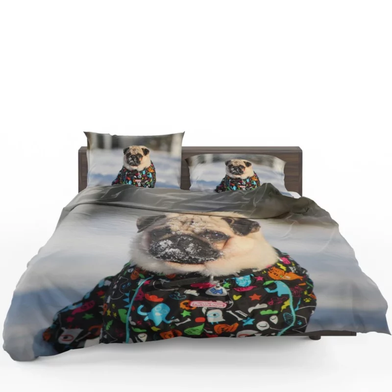 Pug Playful Antics Bedding Set