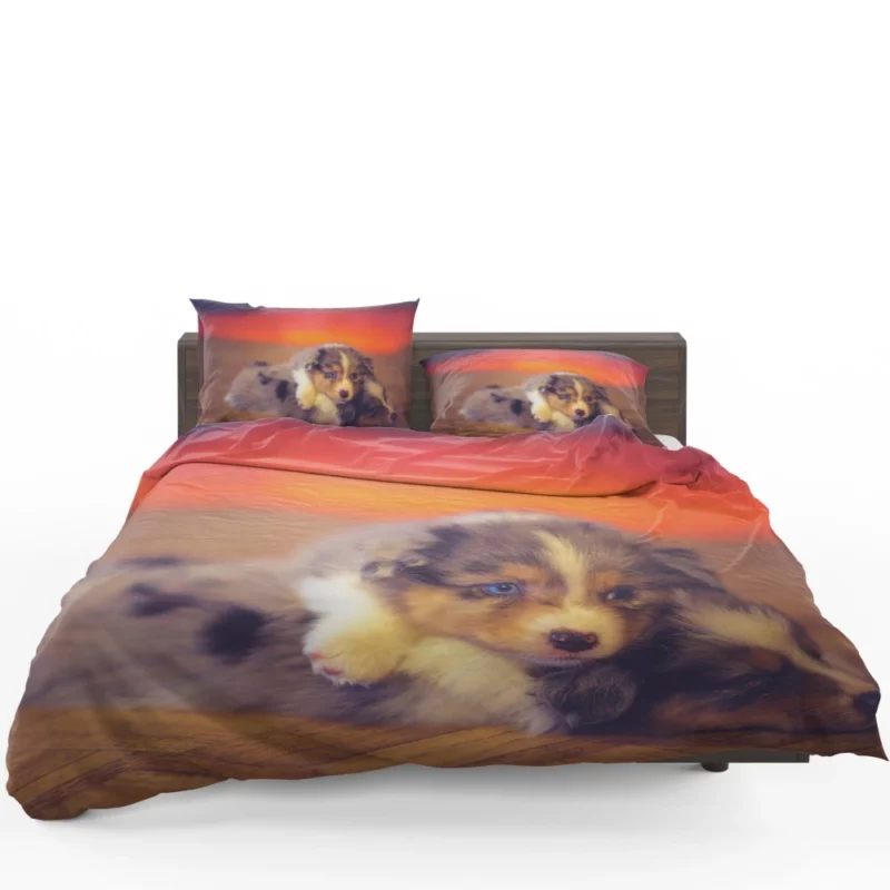 Puppy Canine Cuteness Aussie Appeal Bedding Set