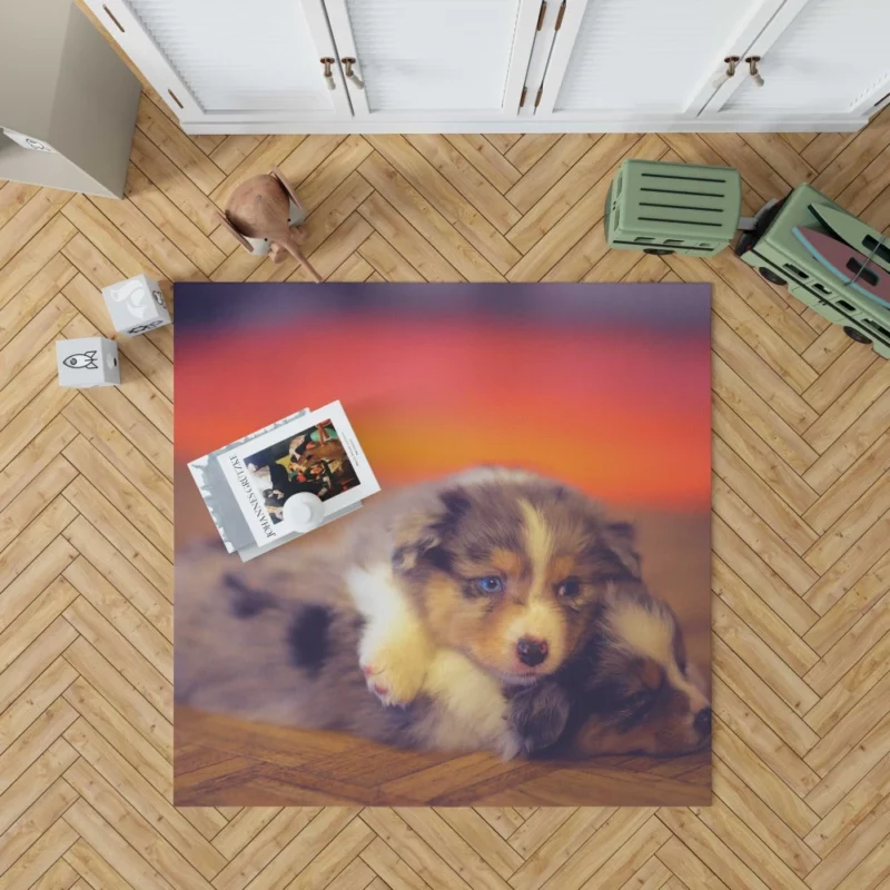 Puppy Canine Cuteness Aussie Appeal Rug