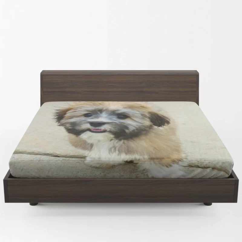 Puppy Cuteness Bundle of Joy Fitted Sheet