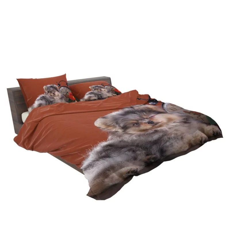 Puppy Innocent Gaze Furry Wonder Bedding Set 2