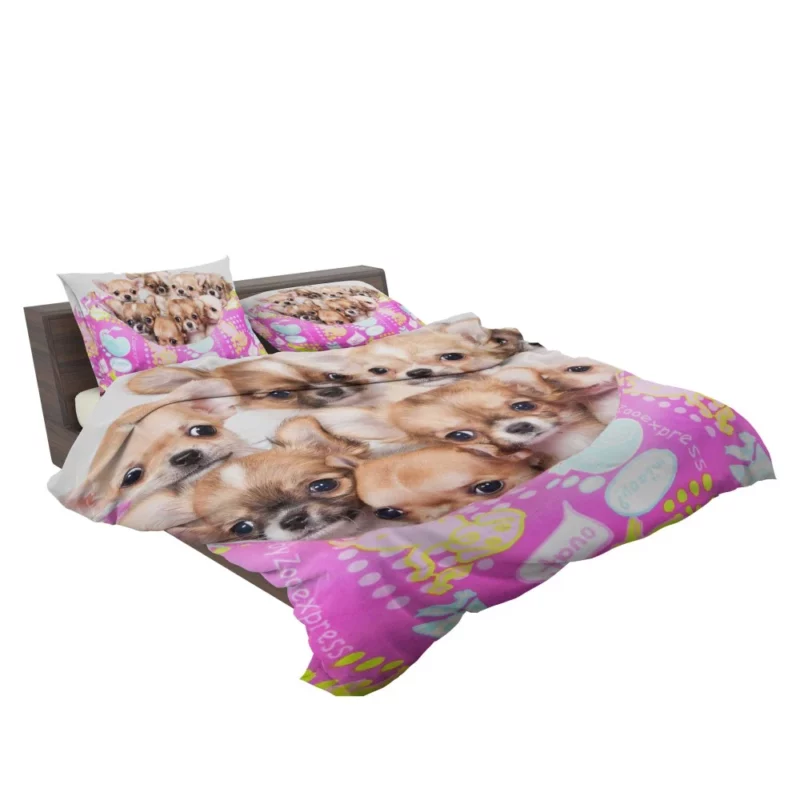 Puppy Love Chihuahua Heartfelt Joy Bedding Set 2