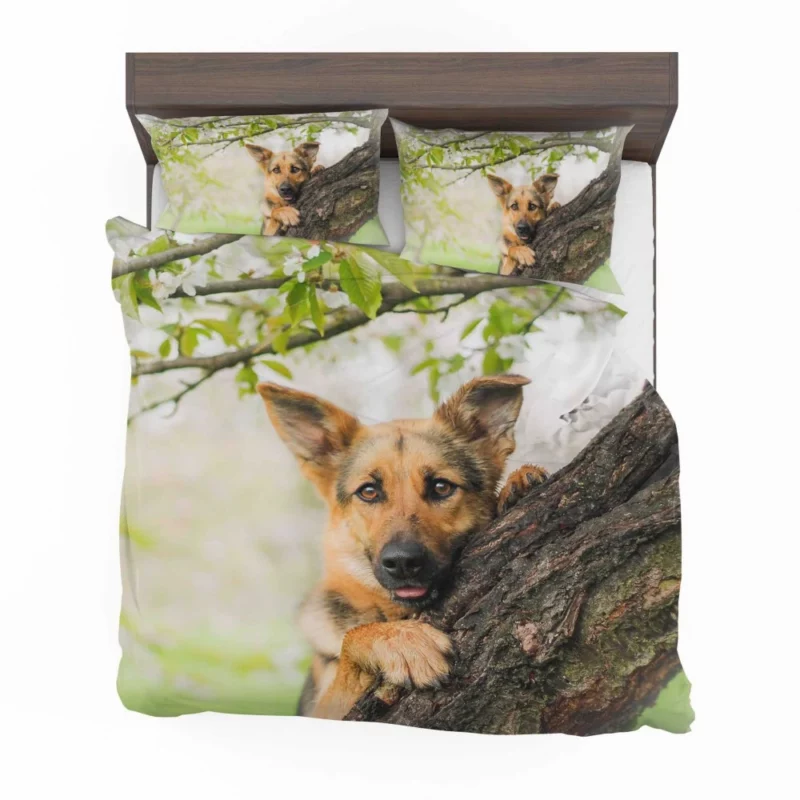 Puppy Tree Adventure Playful Escapade Bedding Set 1