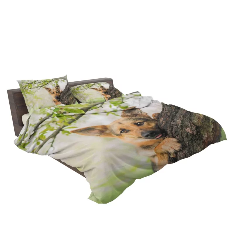 Puppy Tree Adventure Playful Escapade Bedding Set 2