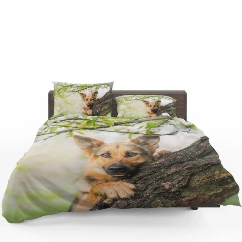 Puppy Tree Adventure Playful Escapade Bedding Set