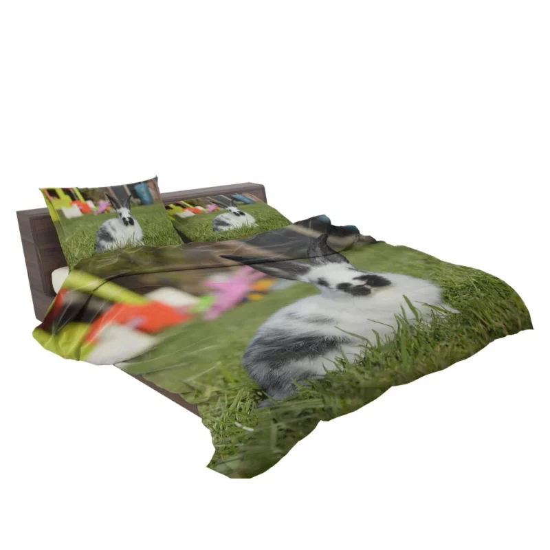 Rabbit in Grass Quiet Wilderness Bedding Set 2