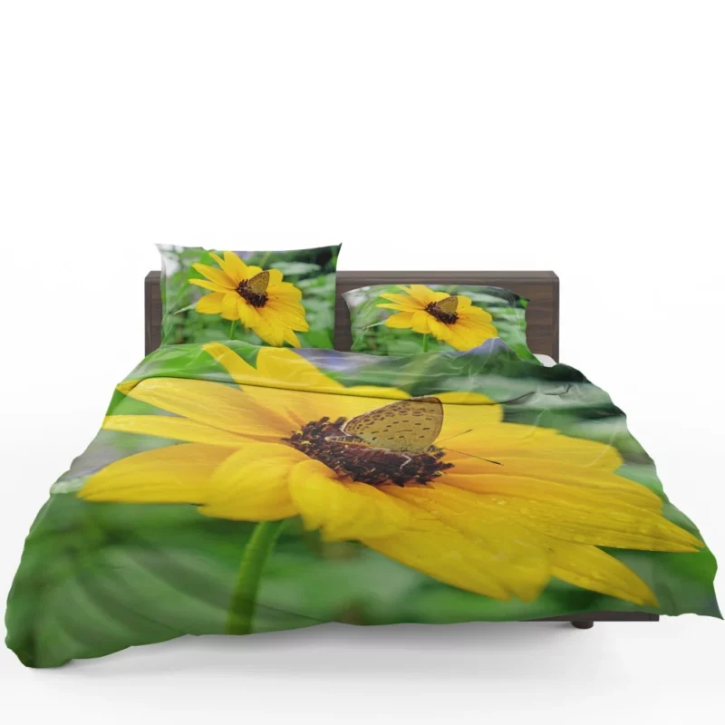 Rainy Butterfly Nature Whimsical Beauty Bedding Set