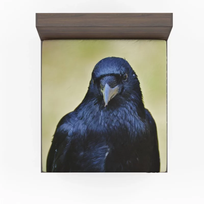 Raven Dark Charm Enigmatic Bird Fitted Sheet 1