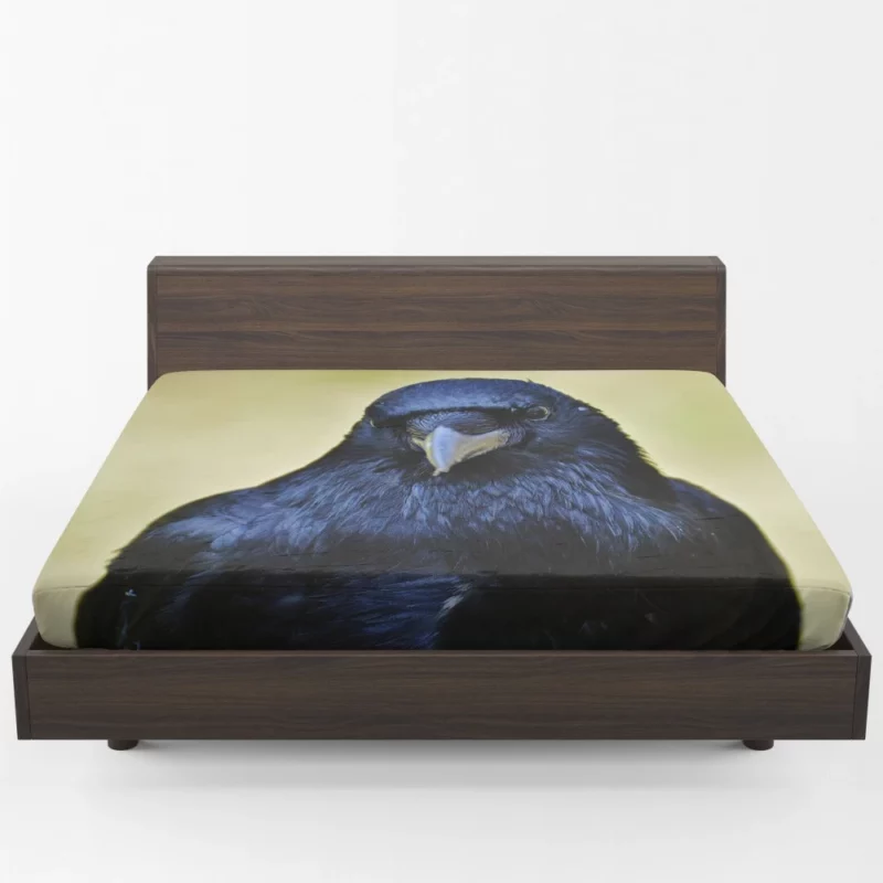 Raven Dark Charm Enigmatic Bird Fitted Sheet