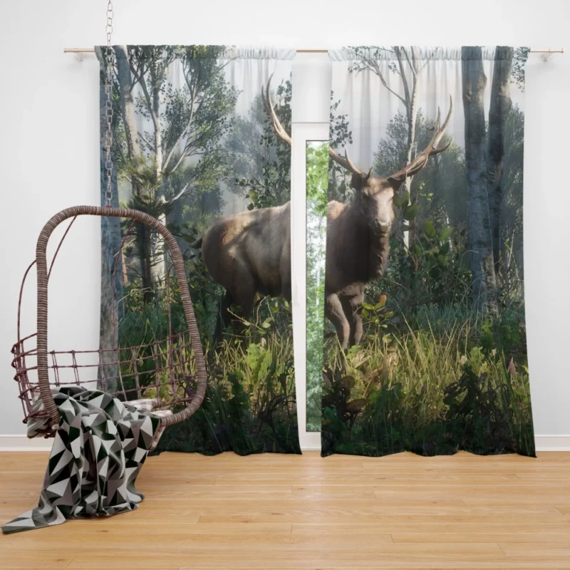 Red Dead Redemption 2 Majestic Deer Curtain