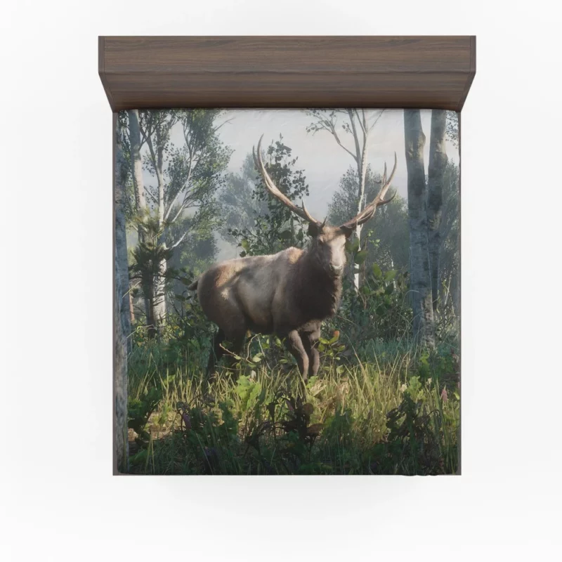 Red Dead Redemption 2 Majestic Deer Fitted Sheet 1