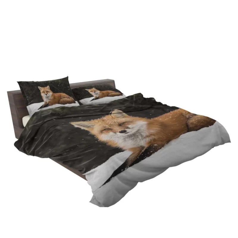 Red Fox Winter Wonderland Stroll Bedding Set 2