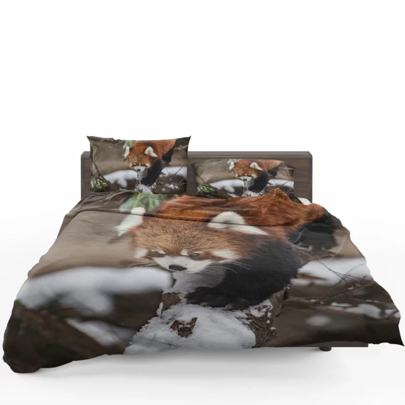 Red Panda Urban Visit Chicago Zoo Bedding Set