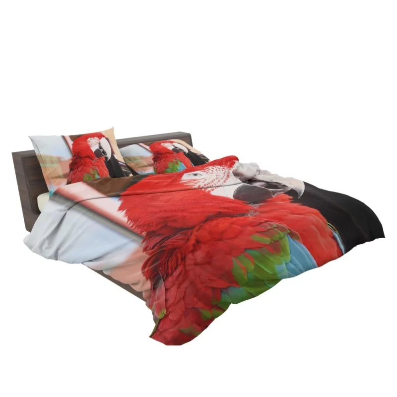 Red-and-green Macaw Tropical Splendor Bedding Set 2