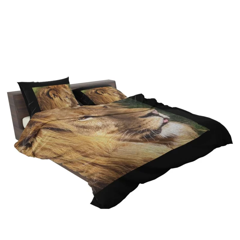 Regal Stance Lion Kingly Presence Bedding Set 2