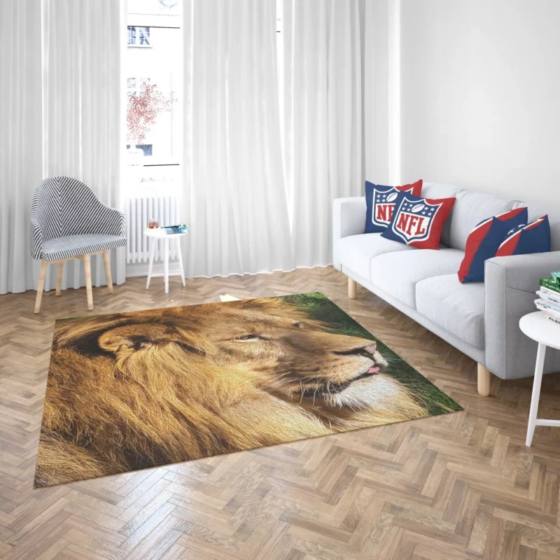 Regal Stance Lion Kingly Presence Rug 2