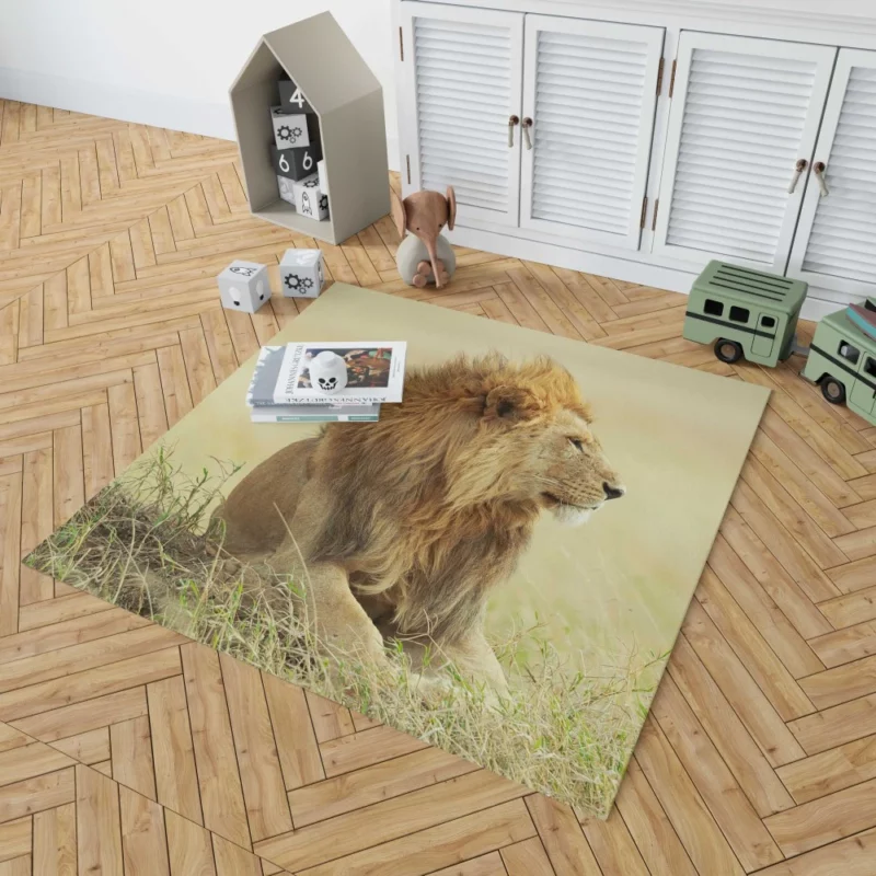 Regal Stance Lion Majesty Rug 1