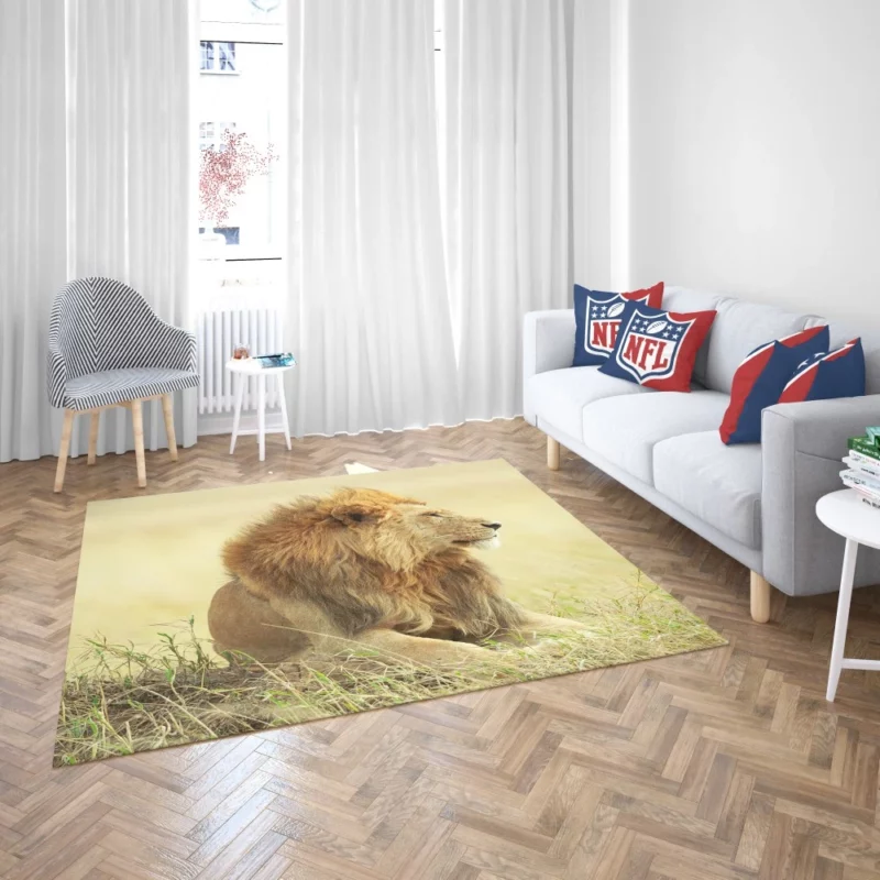 Regal Stance Lion Majesty Rug 2