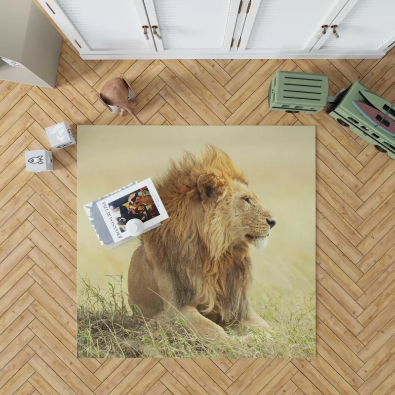 Regal Stance Lion Majesty Rug