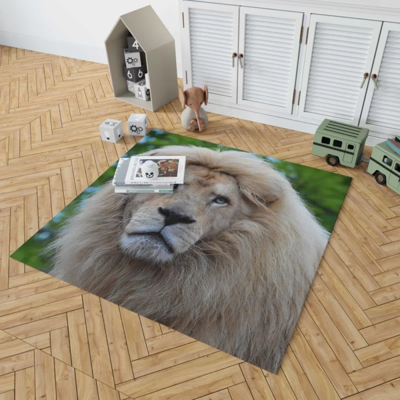 Regal Stance Lion Rug 1