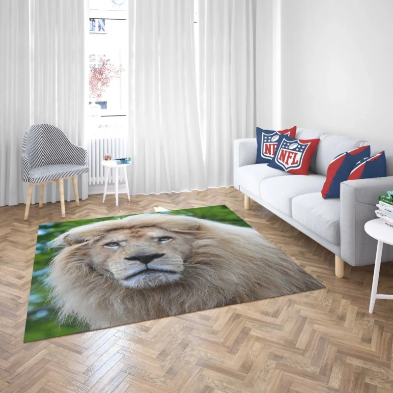 Regal Stance Lion Rug 2