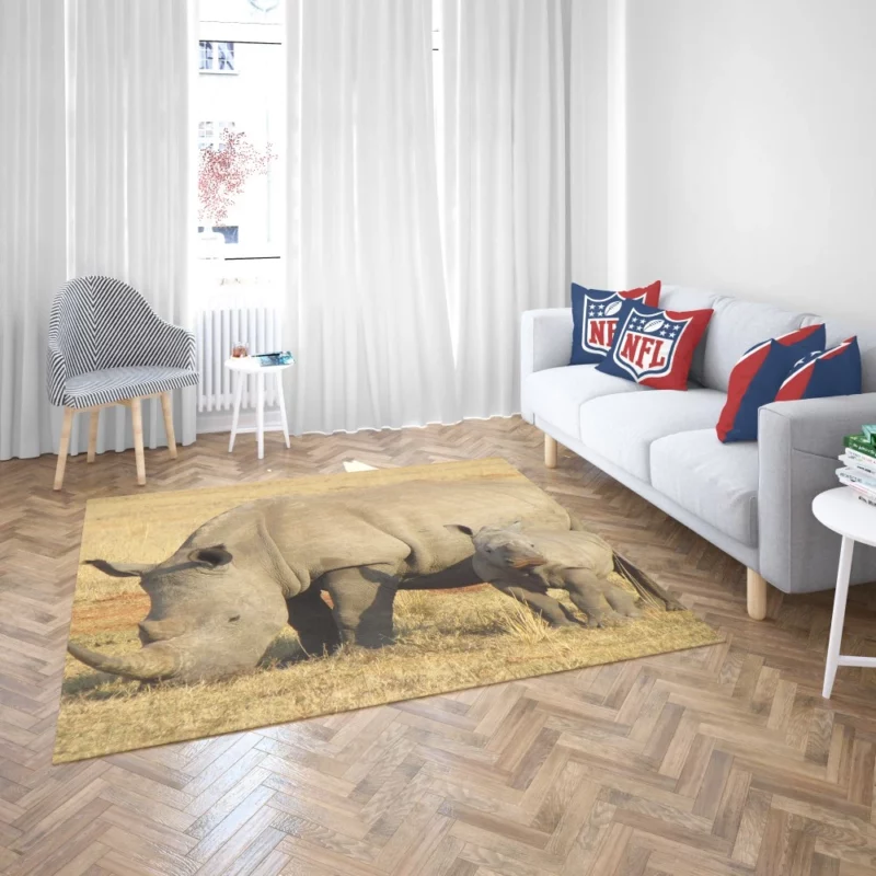 Rhino Tender Moment Maternal Love Rug 2