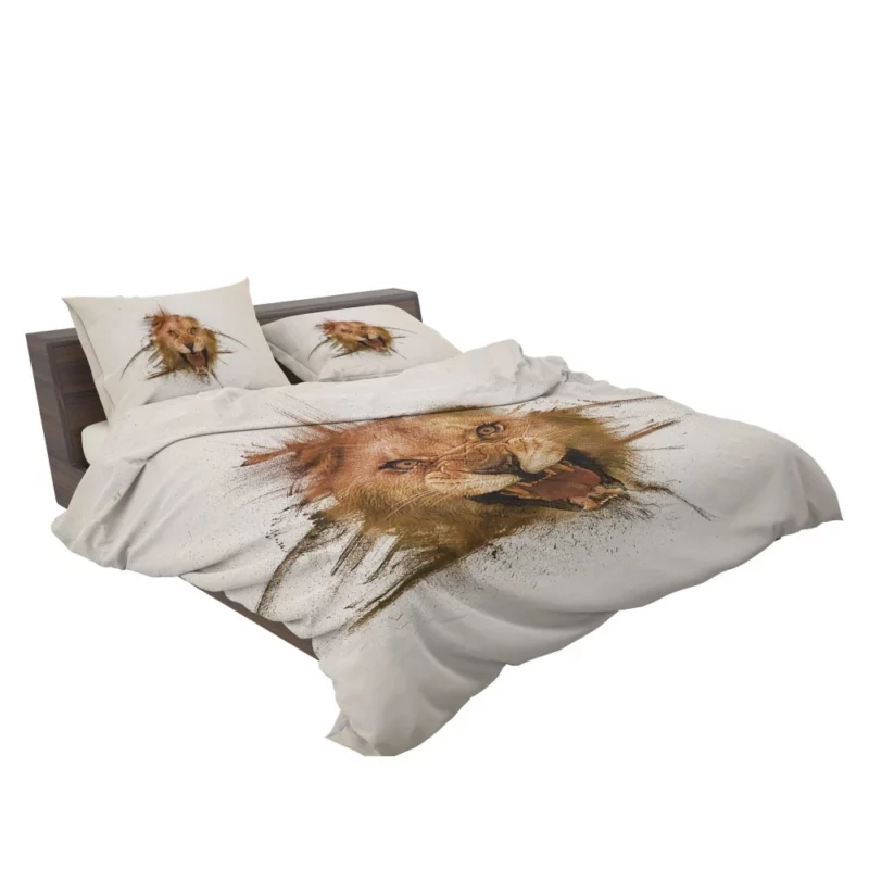 Roaring Lion King of Wilderness Bedding Set 2