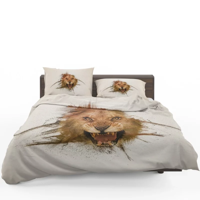 Roaring Lion King of Wilderness Bedding Set