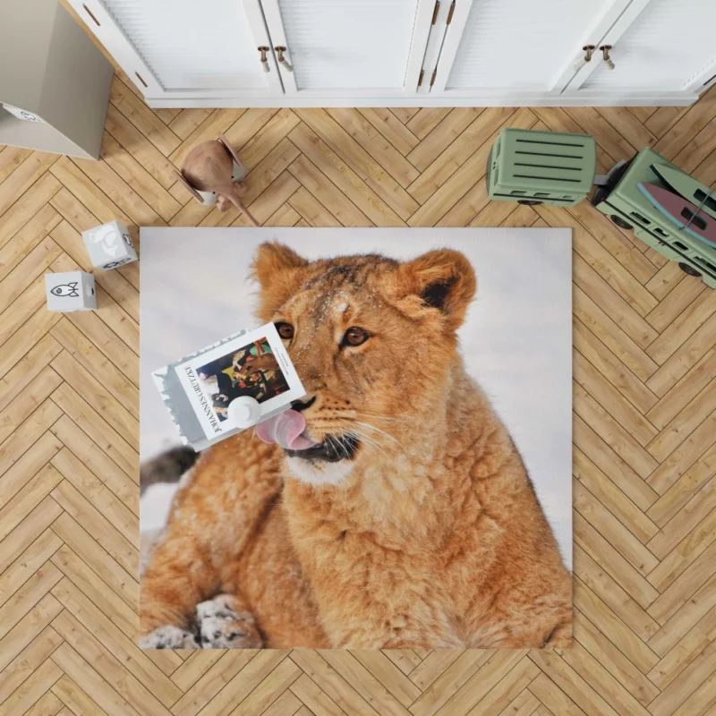 Roaring Lion Majesty King of Wilderness Rug