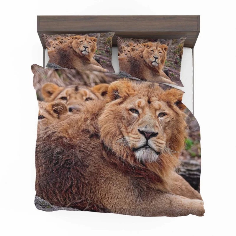 Roaring Majesty Lion Dominant Roar Bedding Set 1