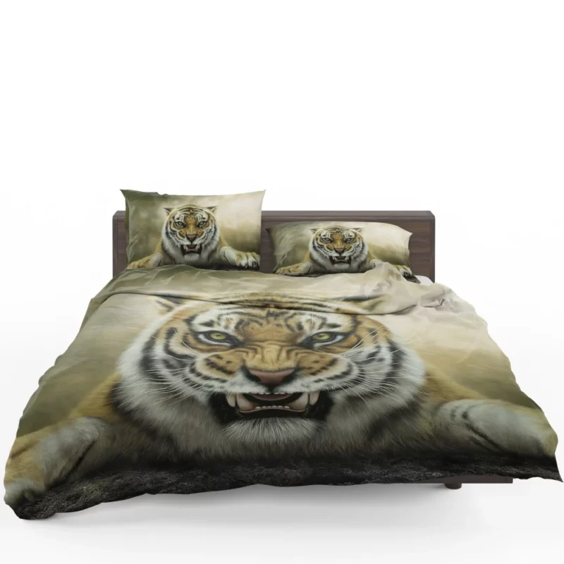 Roaring Tiger in Stunning Artwork Bedding Set