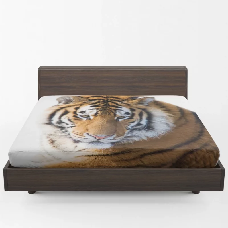 Royal Tiger Roar Majestic Anthem Fitted Sheet