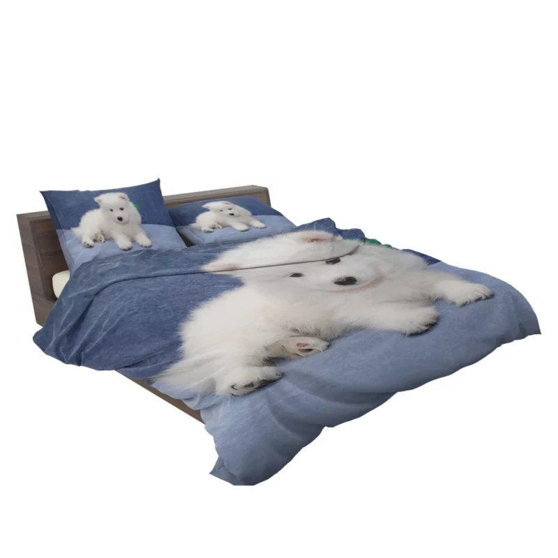 Samoyed Puppy Fluffy Wonder Innocence Bedding Set 2