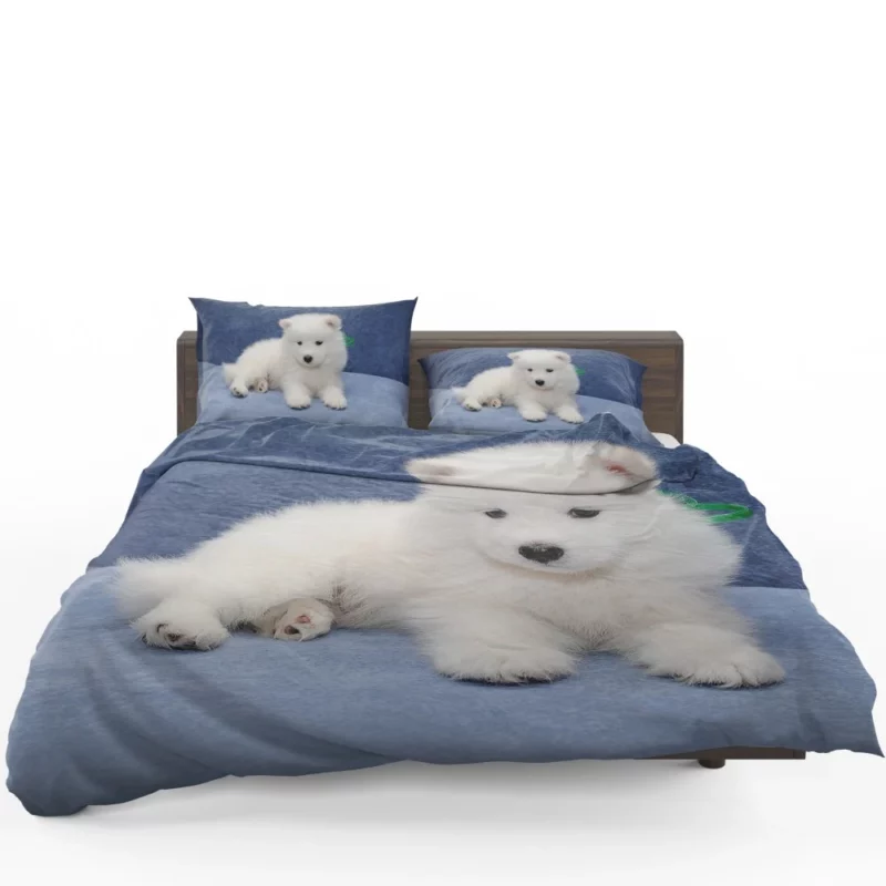 Samoyed Puppy Fluffy Wonder Innocence Bedding Set