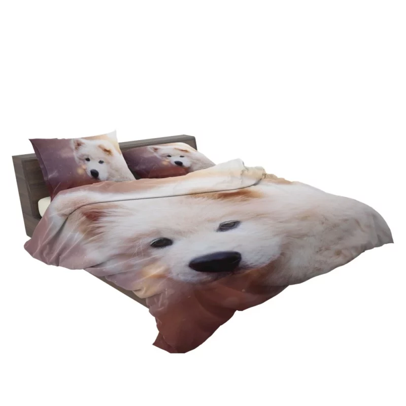 Samoyed Puppy Innocent Whimsy Bedding Set 2