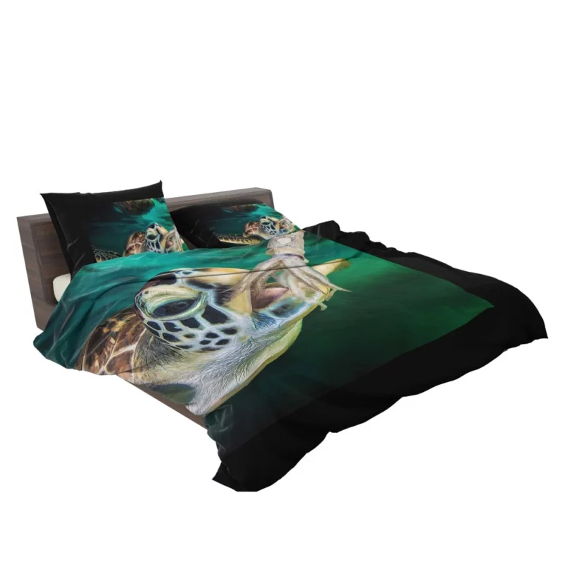 Sea Turtle Oceanic Encounter Squid Meal Bedding Set 2