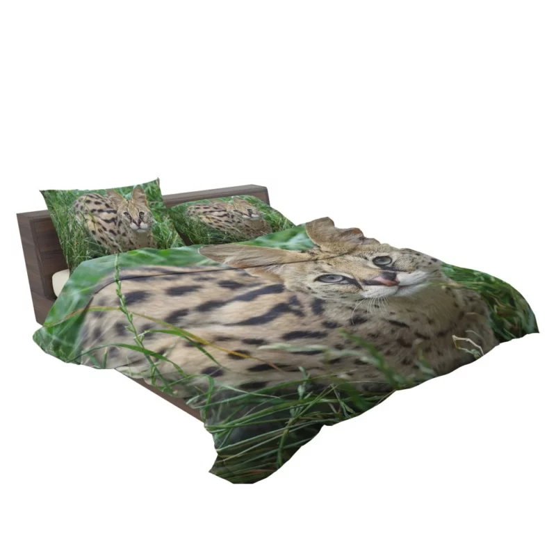 Serval in Grass Wild Elegance Bedding Set 2